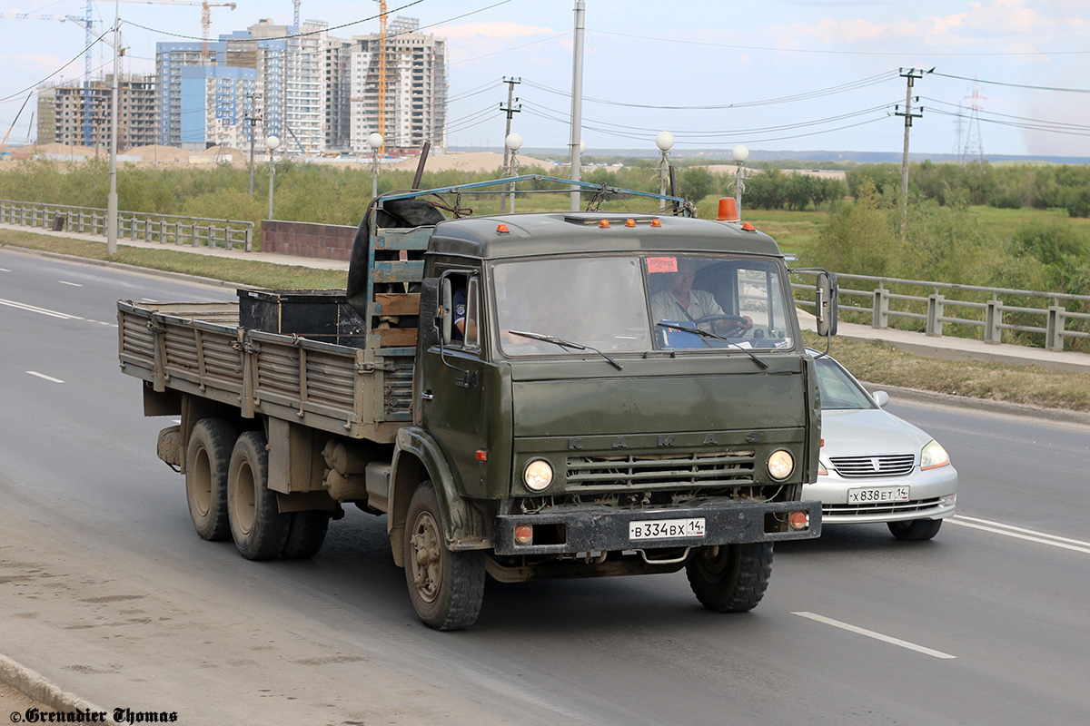 Саха (Якутия), № В 334 ВХ 14 — КамАЗ-53212