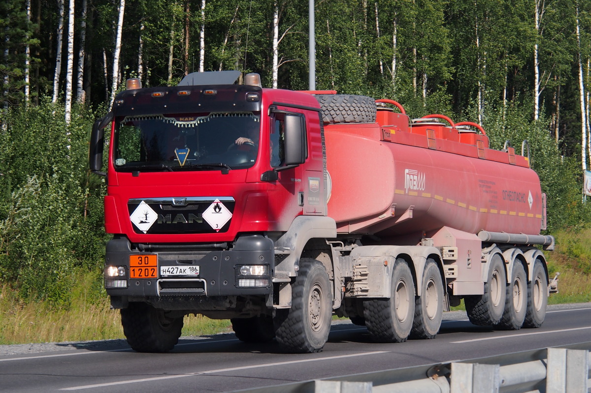 Ханты-Мансийский автоном.округ, № Н 427 АК 186 — MAN TGS ('2007) 33.430