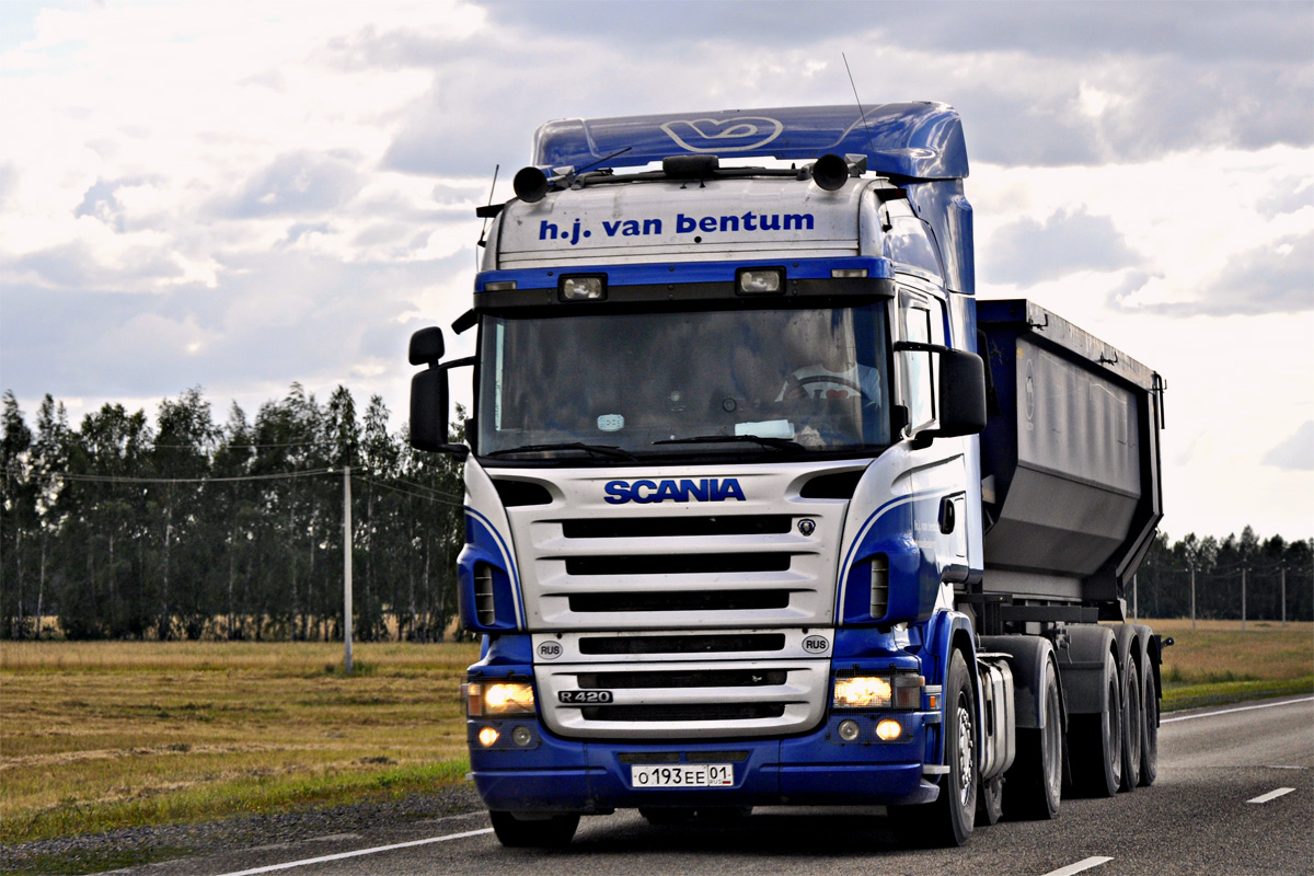 Алтайский край, № О 193 ЕЕ 01 — Scania ('2004) R420