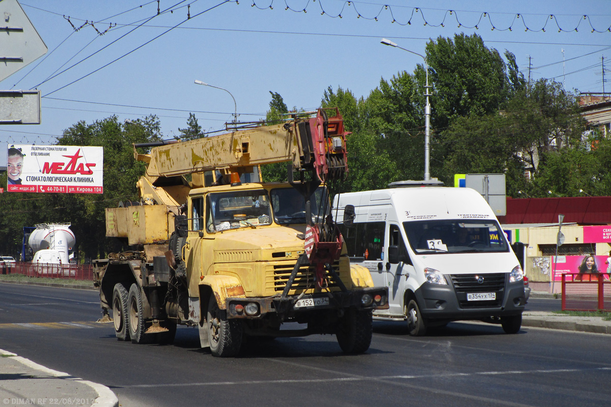 Волгоградская область, № В 152 УС 34 — КрАЗ-65101