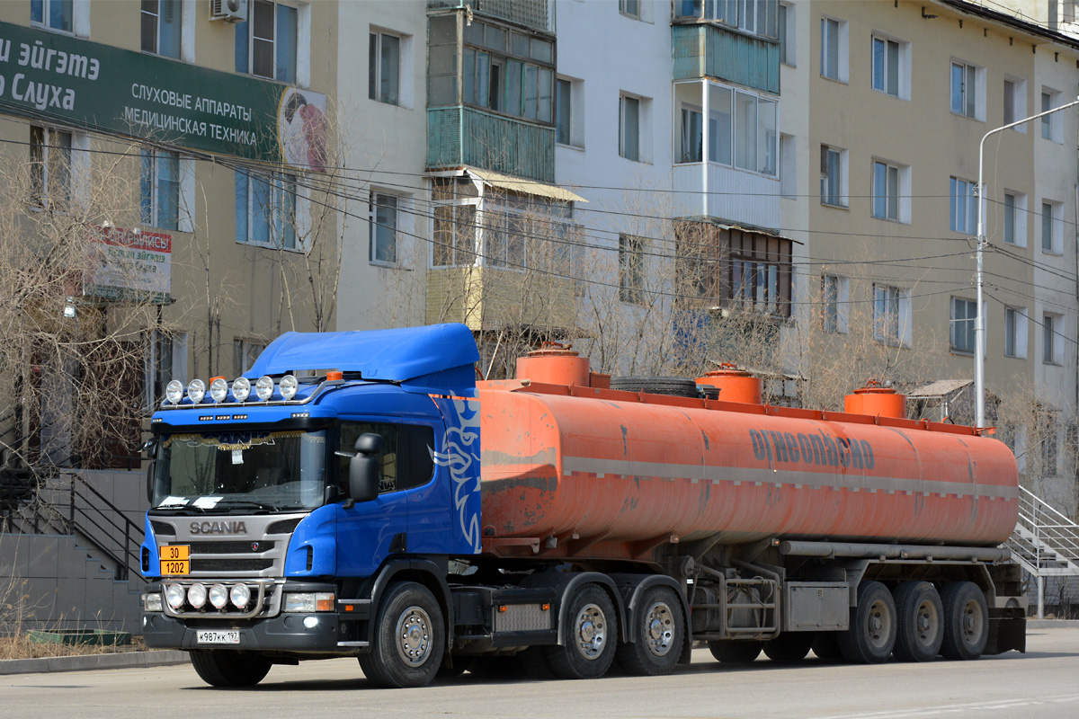 Саха (Якутия), № К 987 КК 197 — Scania ('2011) P400