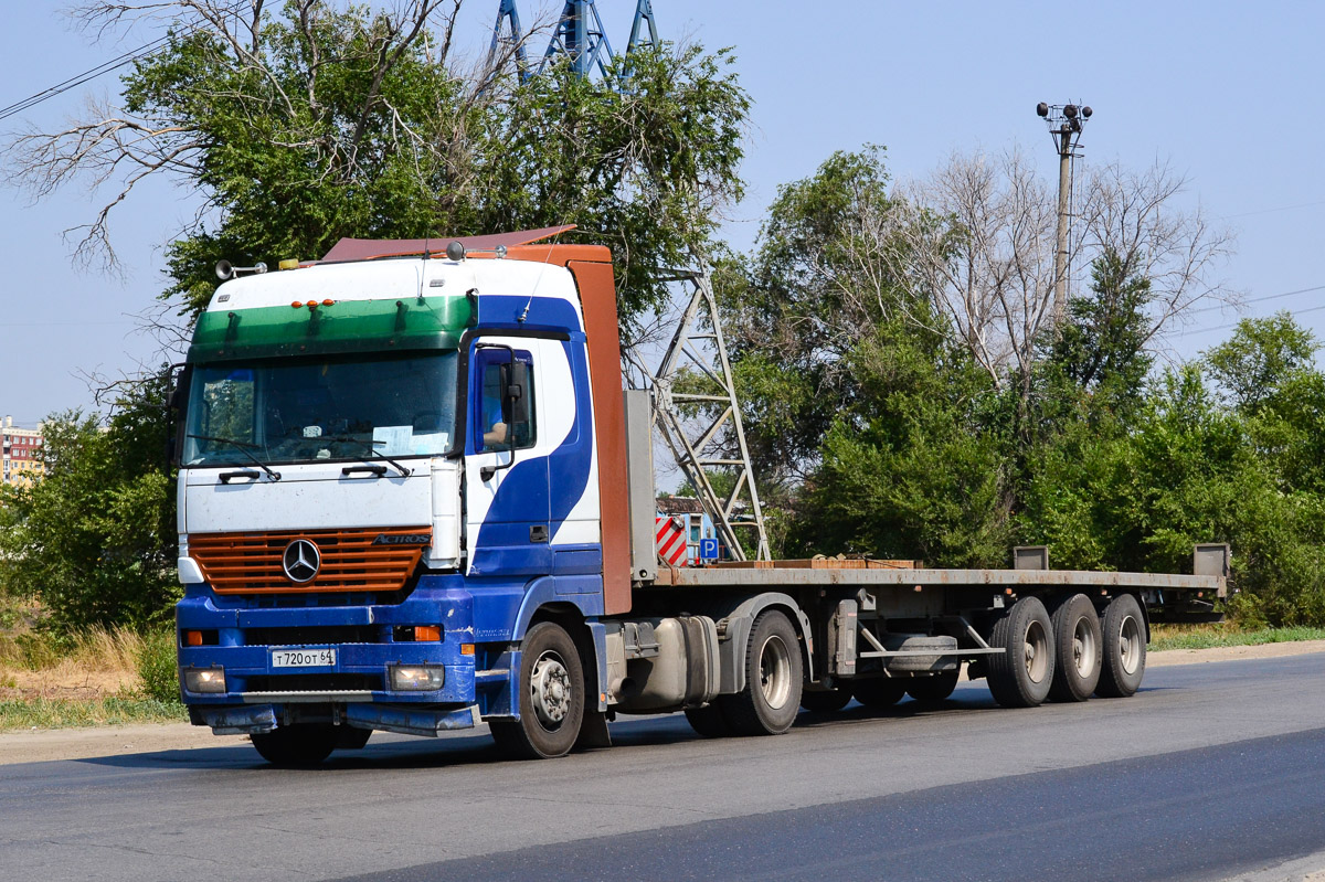 Саратовская область, № Т 720 ОТ 64 — Mercedes-Benz Actros ('1997) 1843