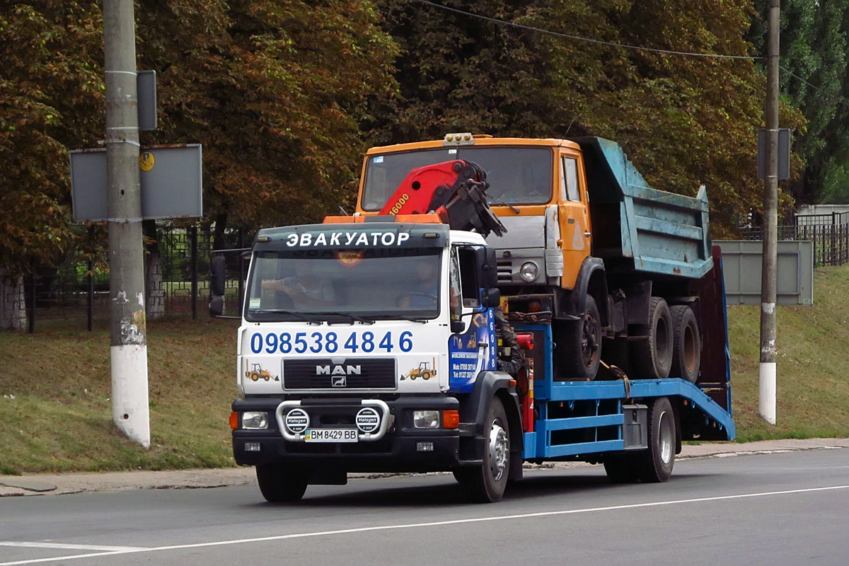 Сумская область, № ВМ 8429 ВВ — MAN L2000 (общая модель)