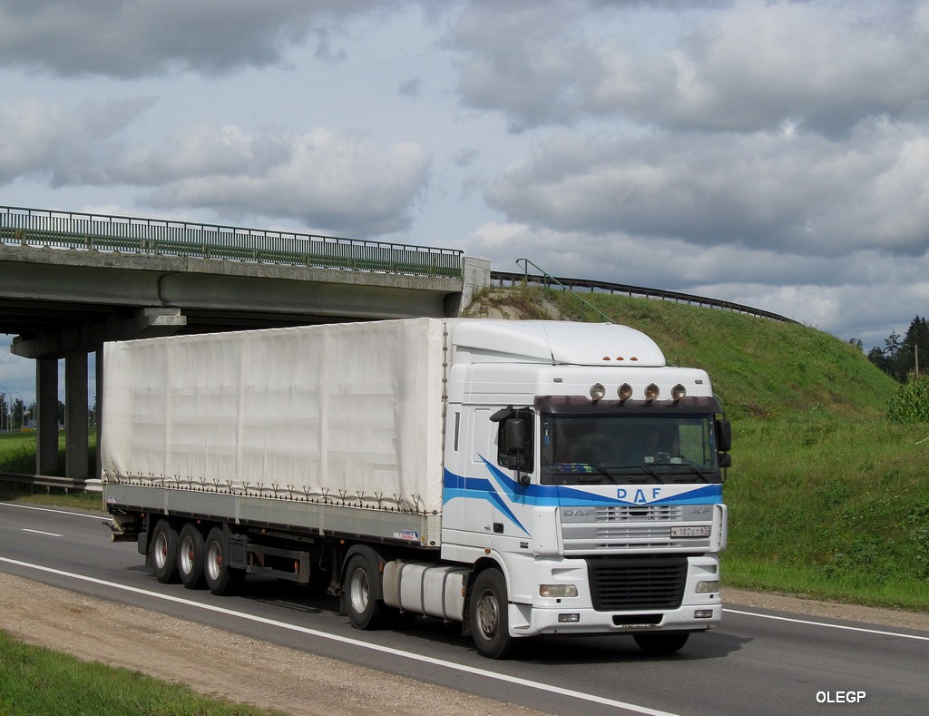 Смоленская область, № К 182 ЕТ 67 — DAF XF95 FT