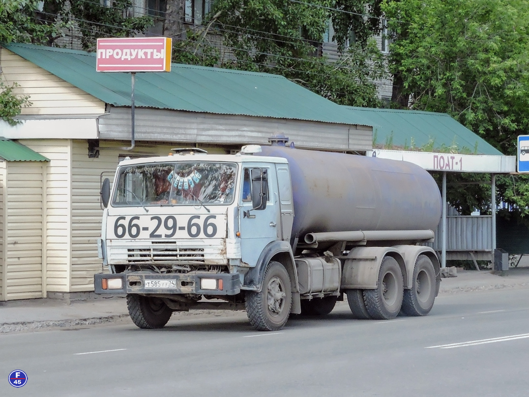 Курганская область, № Т 585 УУ 74 — КамАЗ-53213