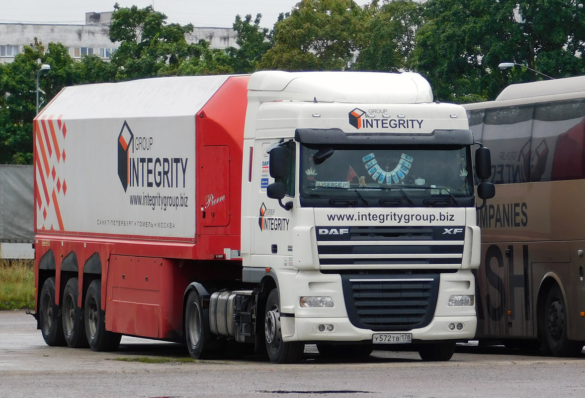 Санкт-Петербург, № У 572 ТВ 178 — DAF XF105 FT