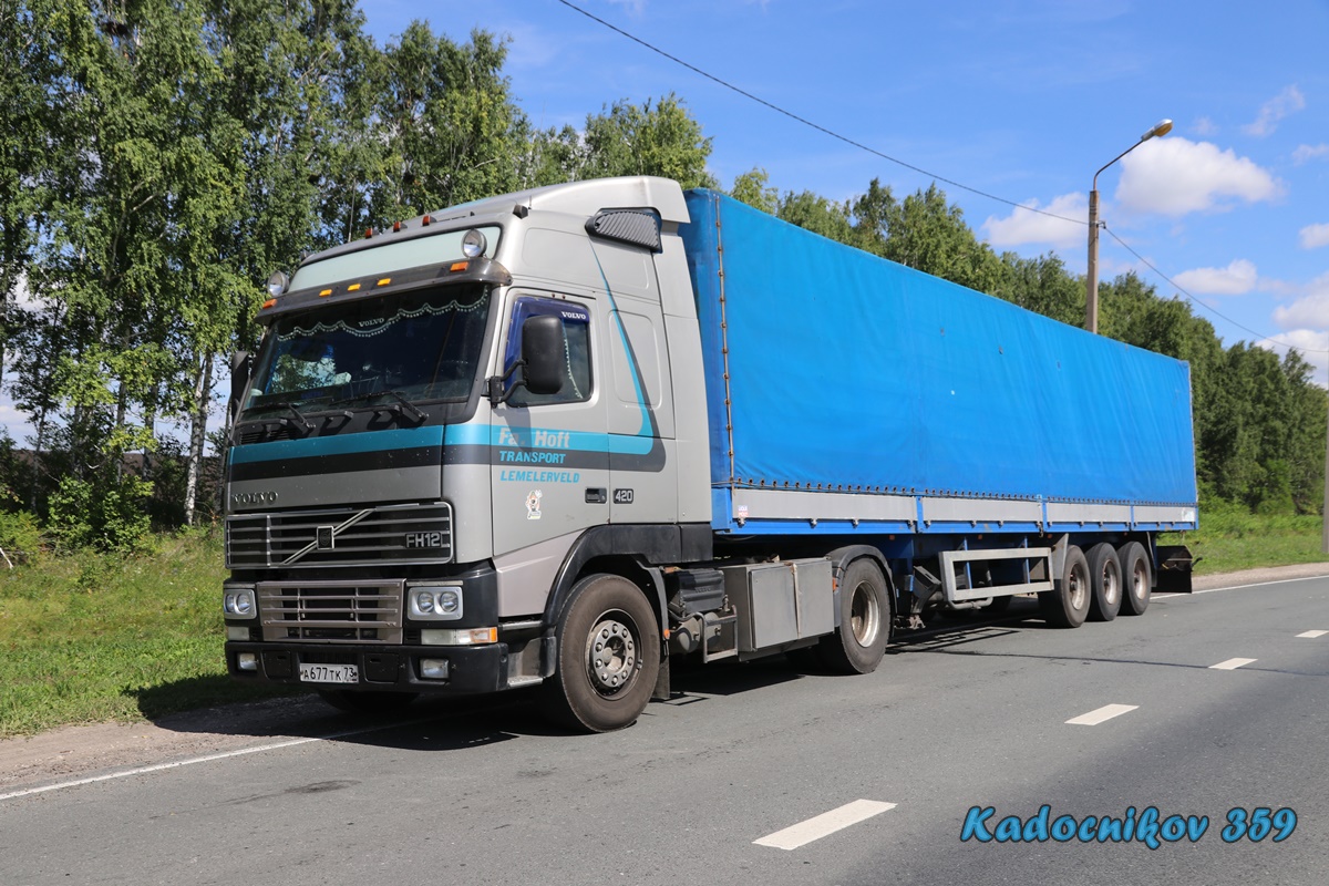 Ульяновская область, № А 677 ТК 73 — Volvo ('1993) FH12.420