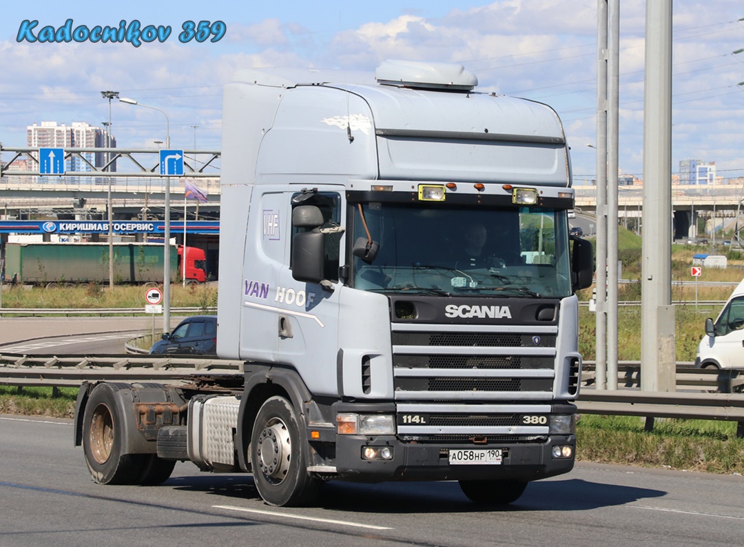 Московская область, № А 058 НР 190 — Scania ('1996) R114L