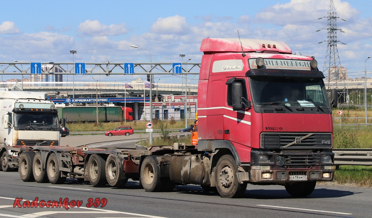 Ленинградская область, № О 419 КМ 47 — Volvo ('1993) FH12.420