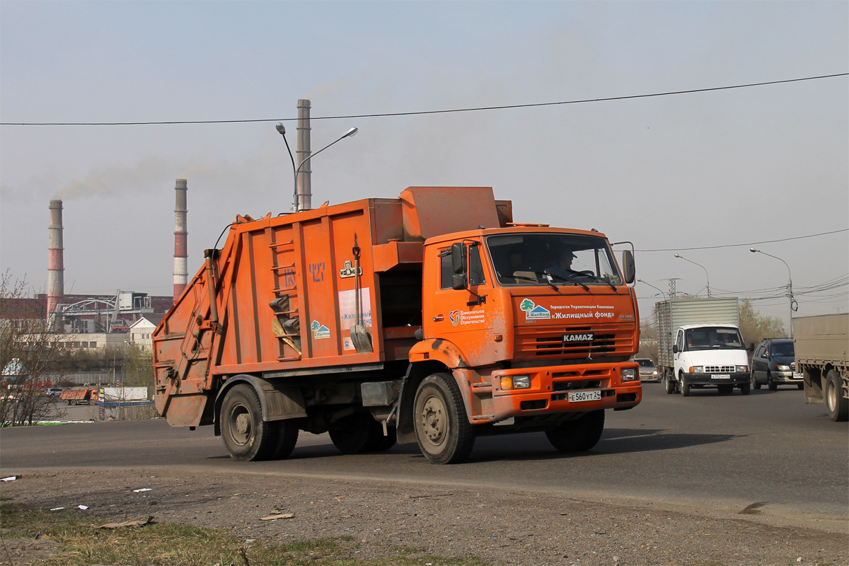 Красноярский край, № Е 560 УТ 24 — КамАЗ-53605-62