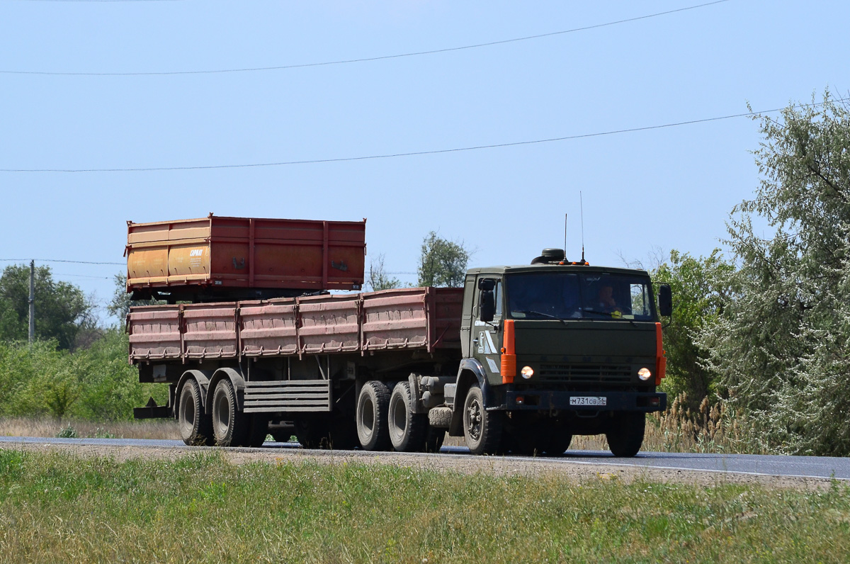 Оренбургская область, № АМ 1225 56 — Сармат (общая модель); Оренбургская область, № М 731 ОВ 56 — КамАЗ-54112