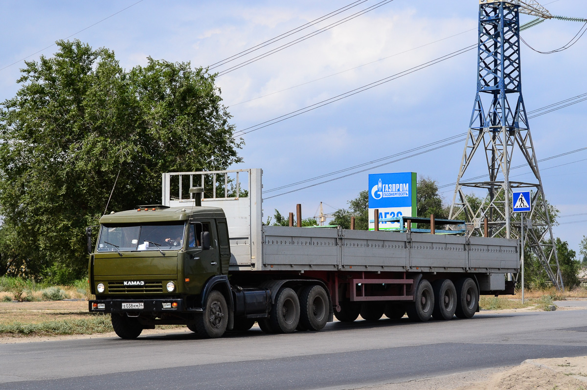 Волгоградская область, № Е 038 КМ 34 — КамАЗ-5410