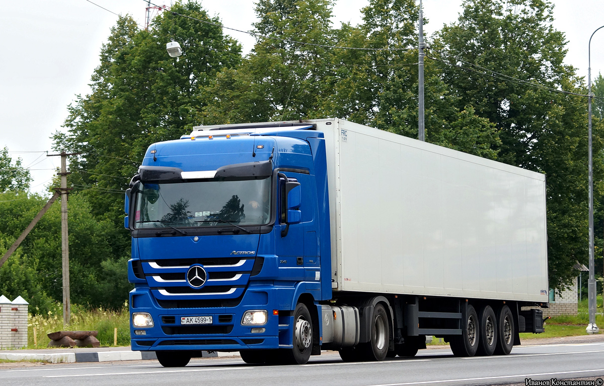 Брестская область, № АК 4599-1 — Mercedes-Benz Actros ('2009) 1846