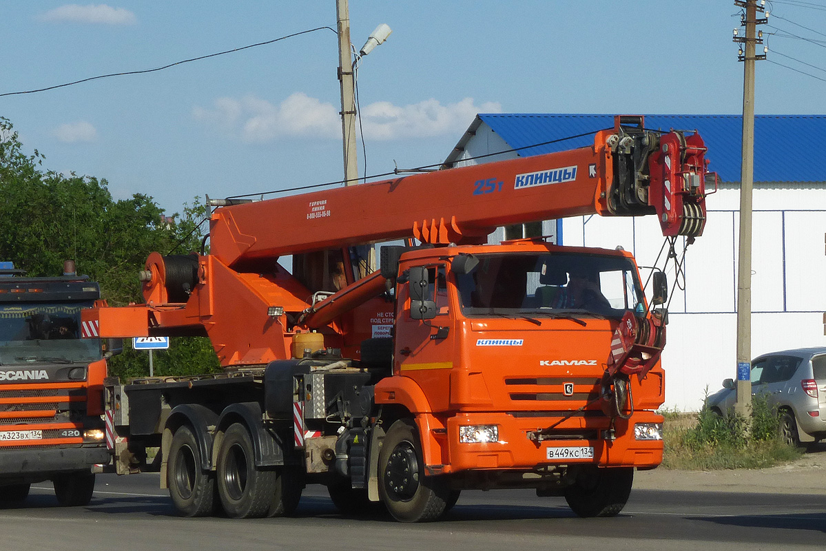 Волгоградская область, № В 449 КС 134 — КамАЗ-65115-A4