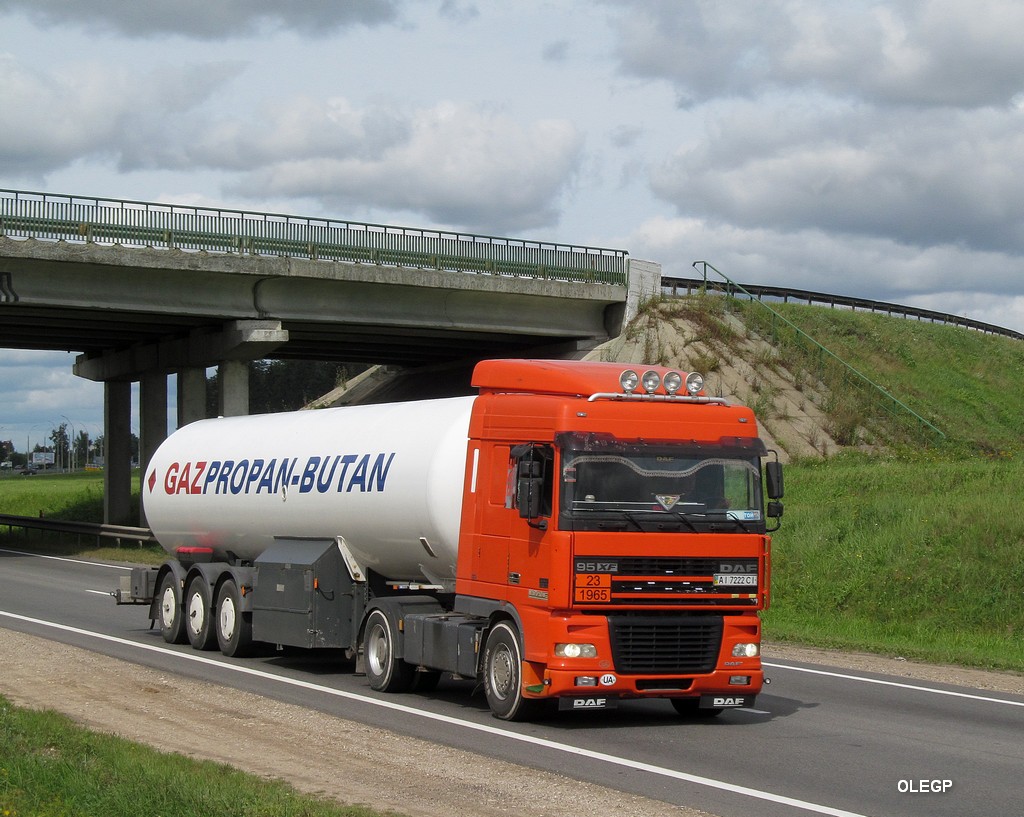 Киевская область, № AI 7222 CI — DAF XF95 FT