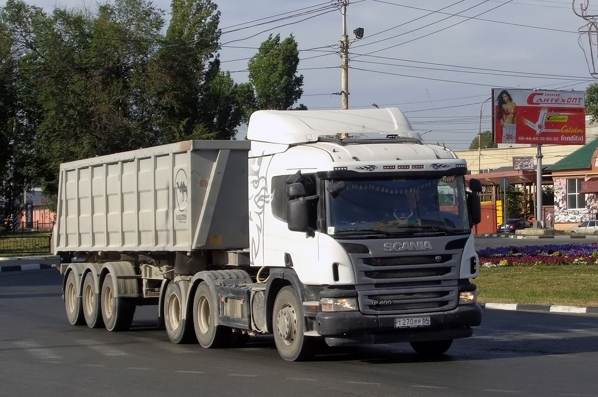 Саратовская область, № Т 270 РР 64 — Scania ('2011) P400