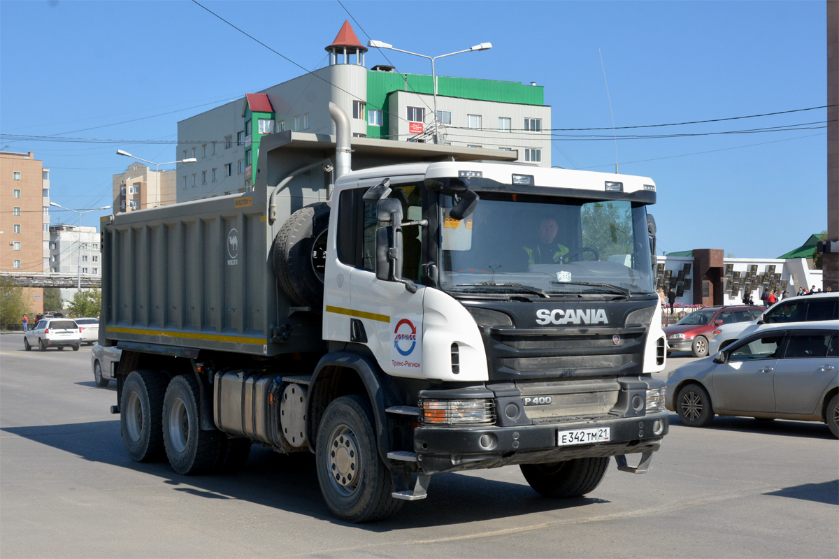 Чувашия, № Е 342 ТМ 21 — Scania ('2011) P400