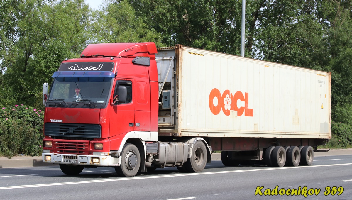 Санкт-Петербург, № Н 343 ТЕ 178 — Volvo ('1993) FH12.380