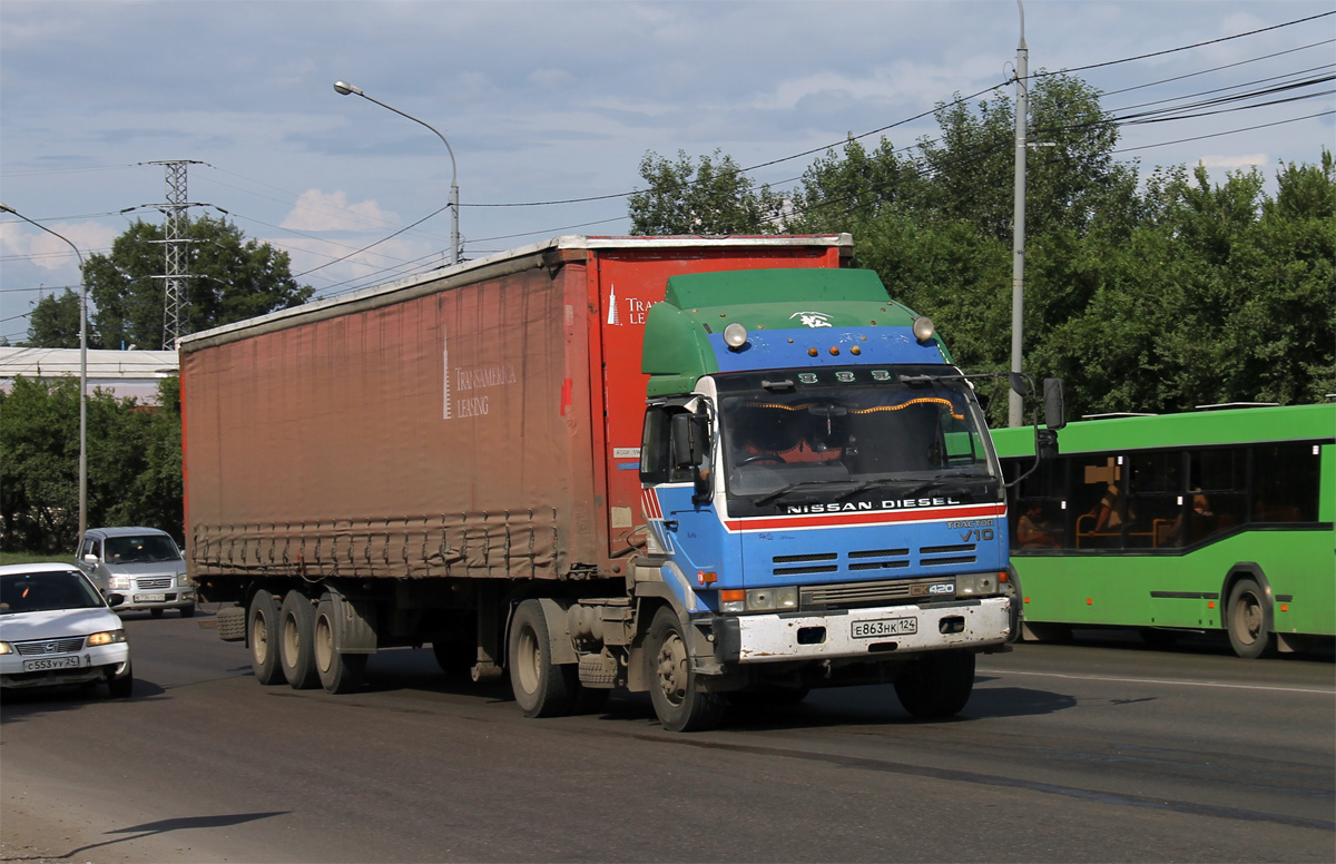 Красноярский край, № Е 863 НК 124 — Nissan Diesel (общая модель)