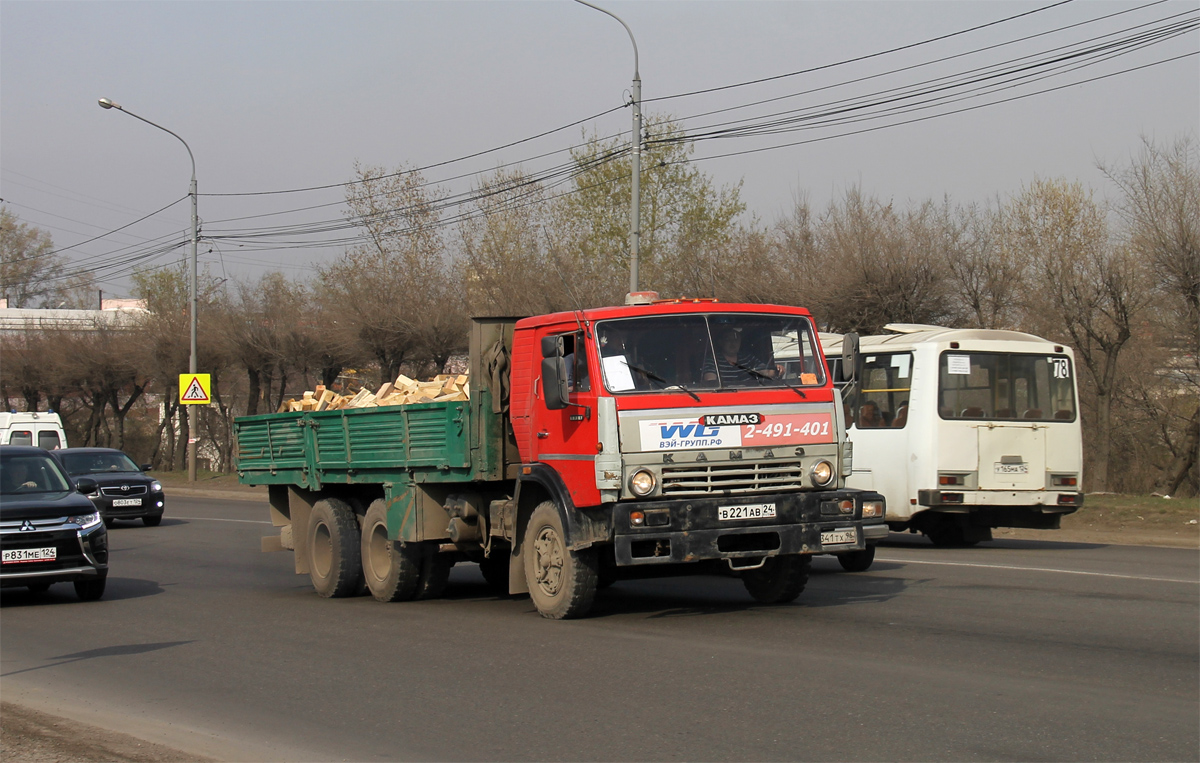 Красноярский край, № В 221 АВ 24 — КамАЗ-53212