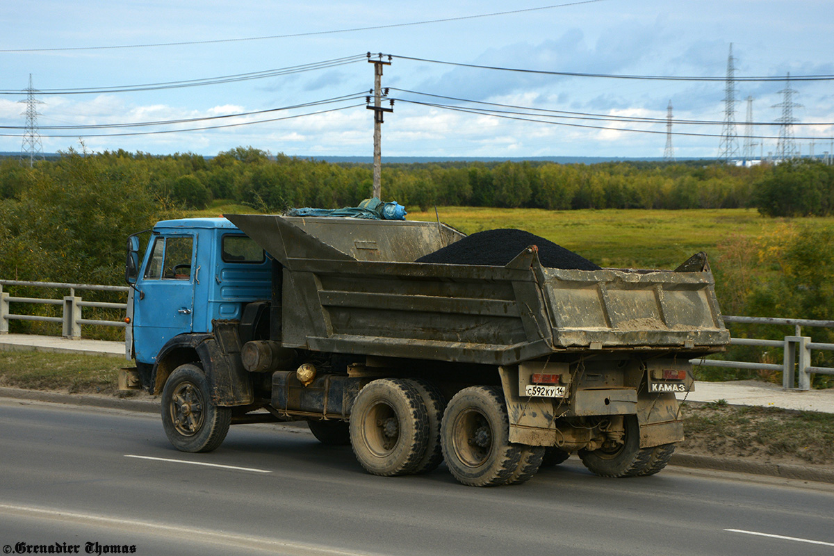 Саха (Якутия), № С 592 КУ 14 — КамАЗ-5320