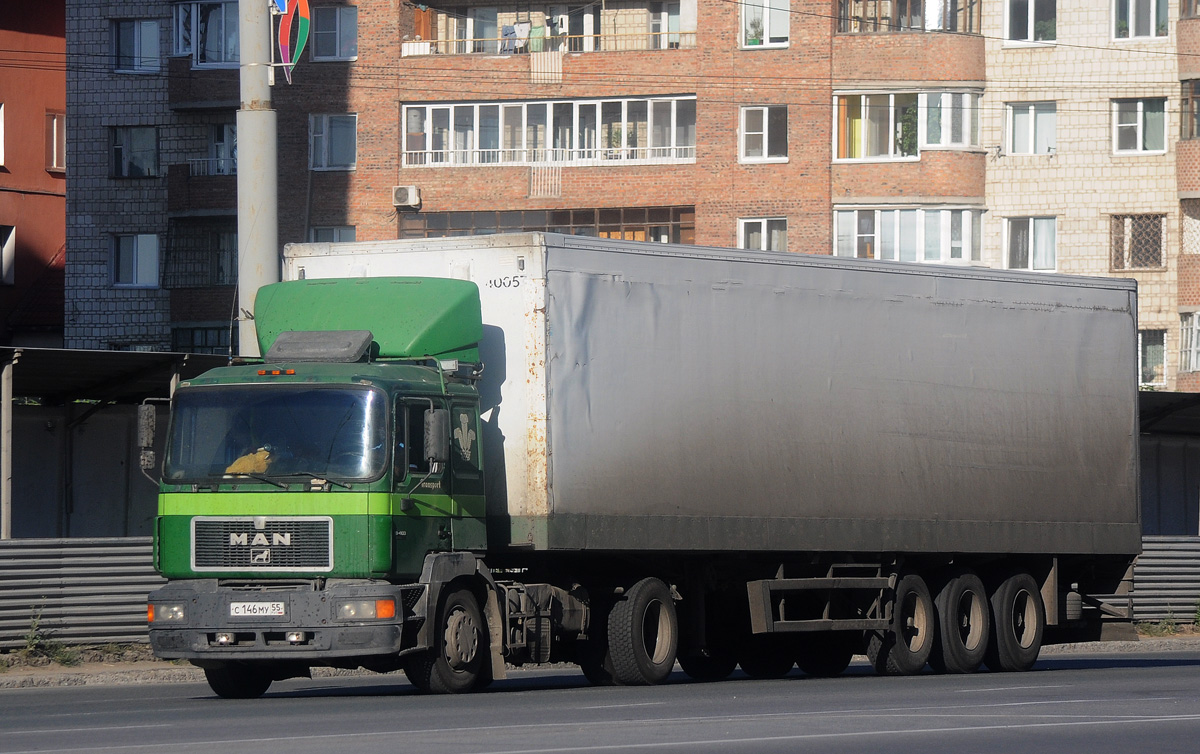 Омская область, № С 146 МУ 55 — MAN F2000 18.403