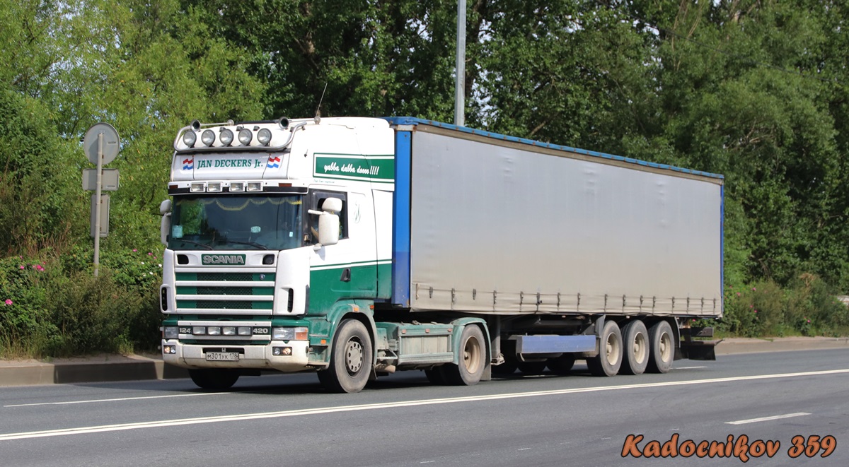 Санкт-Петербург, № М 301 УК 178 — Scania ('1996) R124L