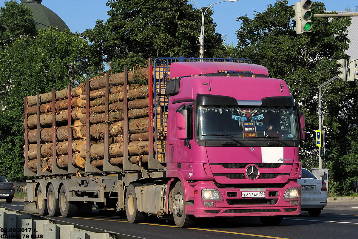 Московская область, № Т 317 АР 50 — Mercedes-Benz Actros ('2009) 1841