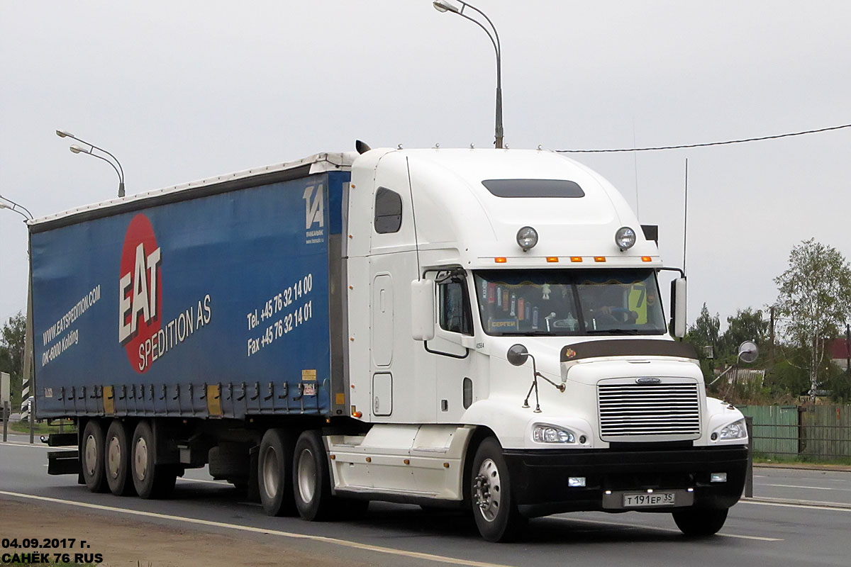 Вологодская область, № Т 191 ЕР 35 — Freightliner Columbia