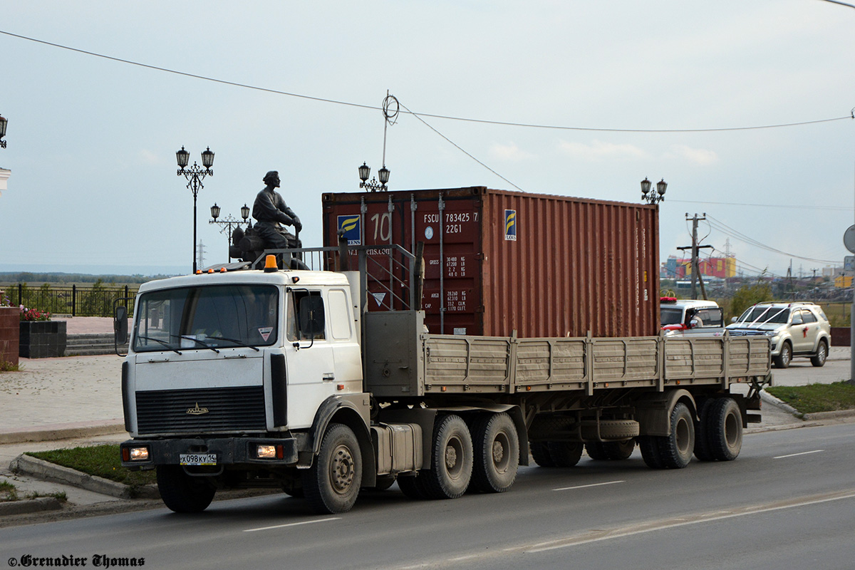 Саха (Якутия), № Х 098 КУ 14 — МАЗ-6422 (общая модель)