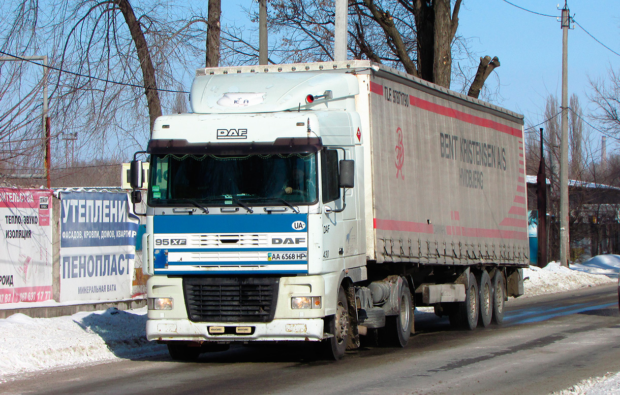 Киев, № АА 6568 НР — DAF 95XF FT