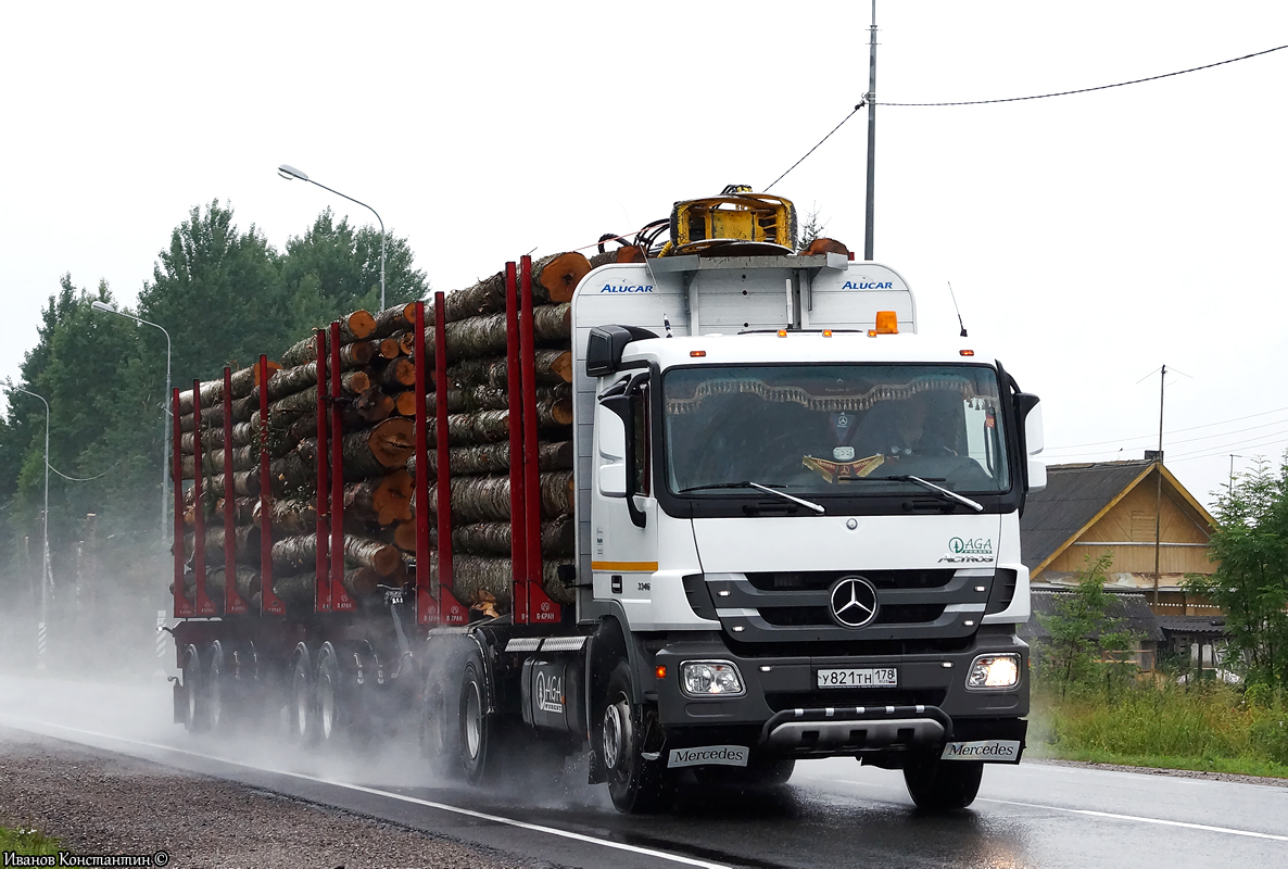 Санкт-Петербург, № У 821 ТН 178 — Mercedes-Benz Actros ('2009) 3346