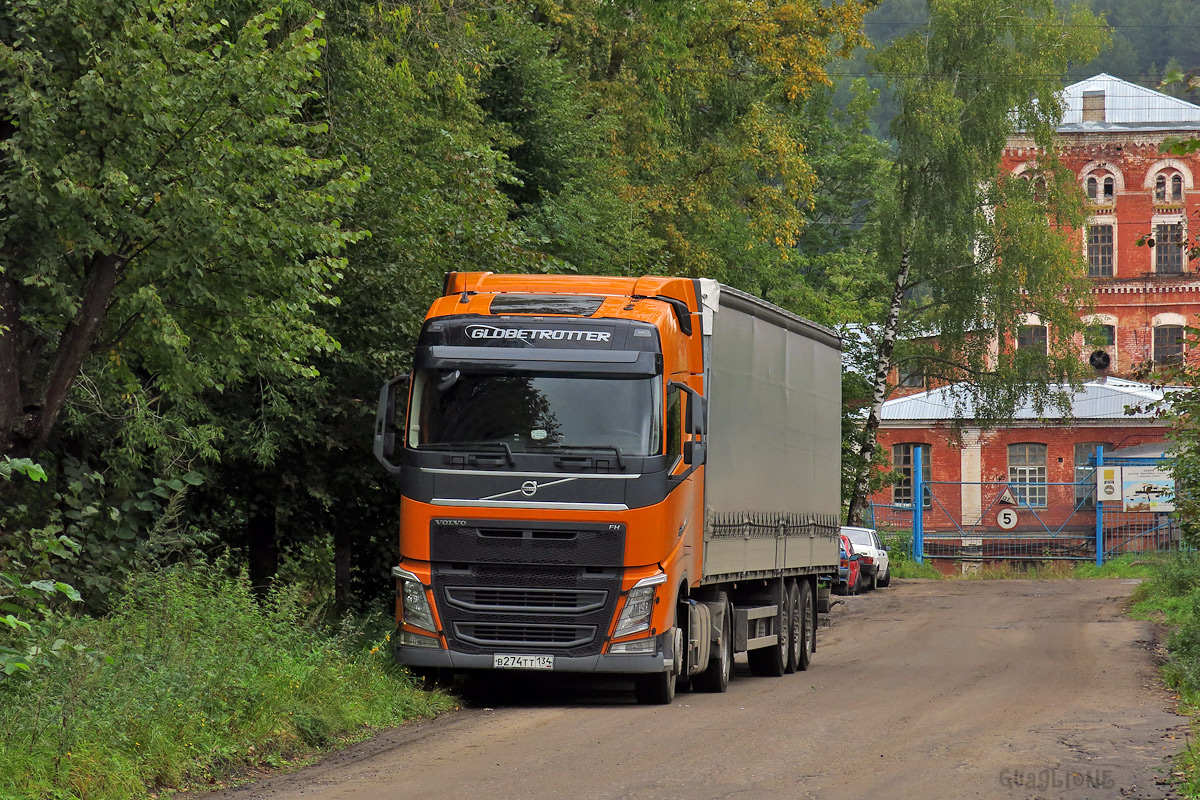 Волгоградская область, № В 274 ТТ 134 — Volvo ('2012) FH.420 [X9P]