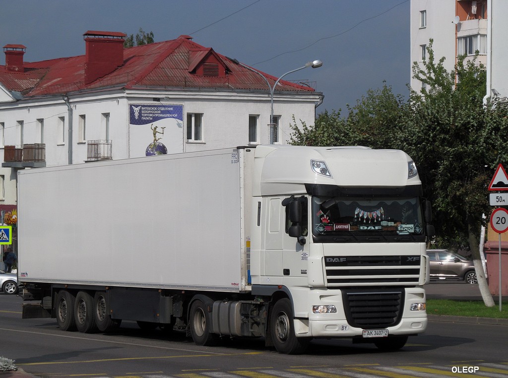 Витебская область, № АК 3407-2 — DAF XF105 FT