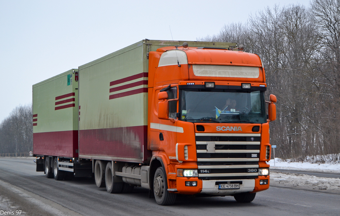 Черновицкая область, № СЕ 4758 ВН — Scania ('1996) R114L