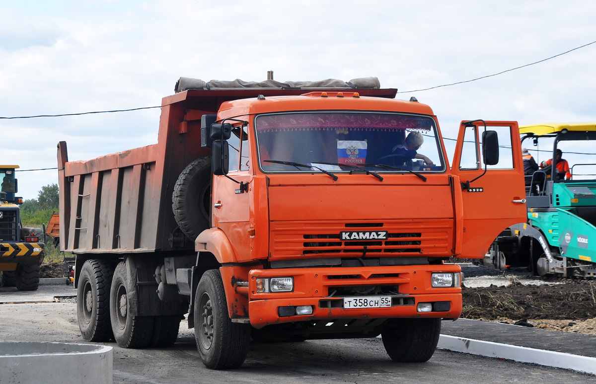 Омская область, № Т 358 СН 55 — КамАЗ-6520-06 [65200F]