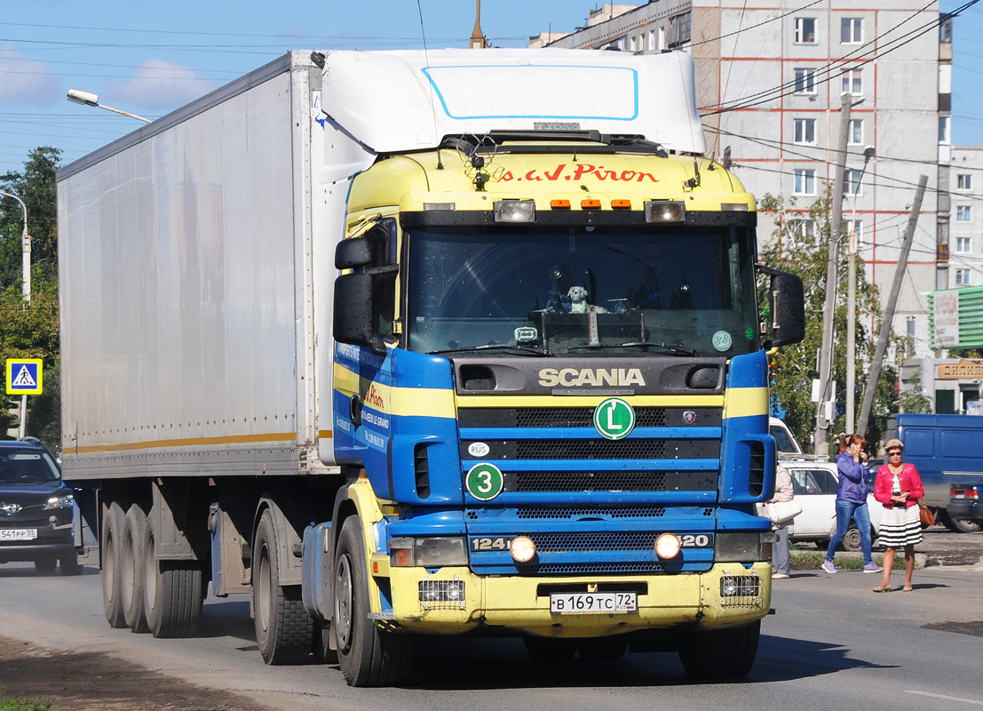 Тюменская область, № В 169 ТС 72 — Scania ('1996) R124L