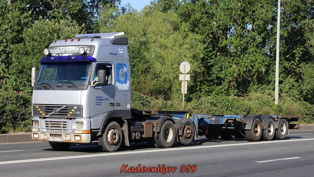 Ленинградская область, № У 515 СС 47 — Volvo ('1993) FH12.420