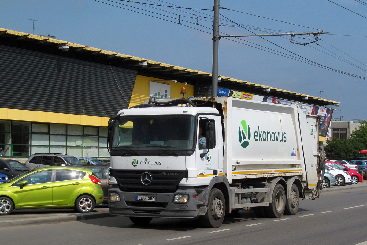 Литва, № EBG 360 — Mercedes-Benz Actros ('2003) 2532