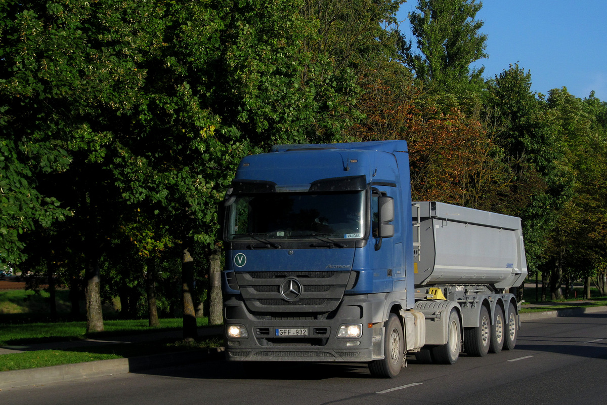 Литва, № GFF 932 — Mercedes-Benz Actros ('2009) 1844