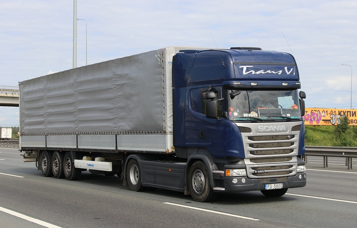 Латвия, № FG-5800 — Scania ('2013) R450