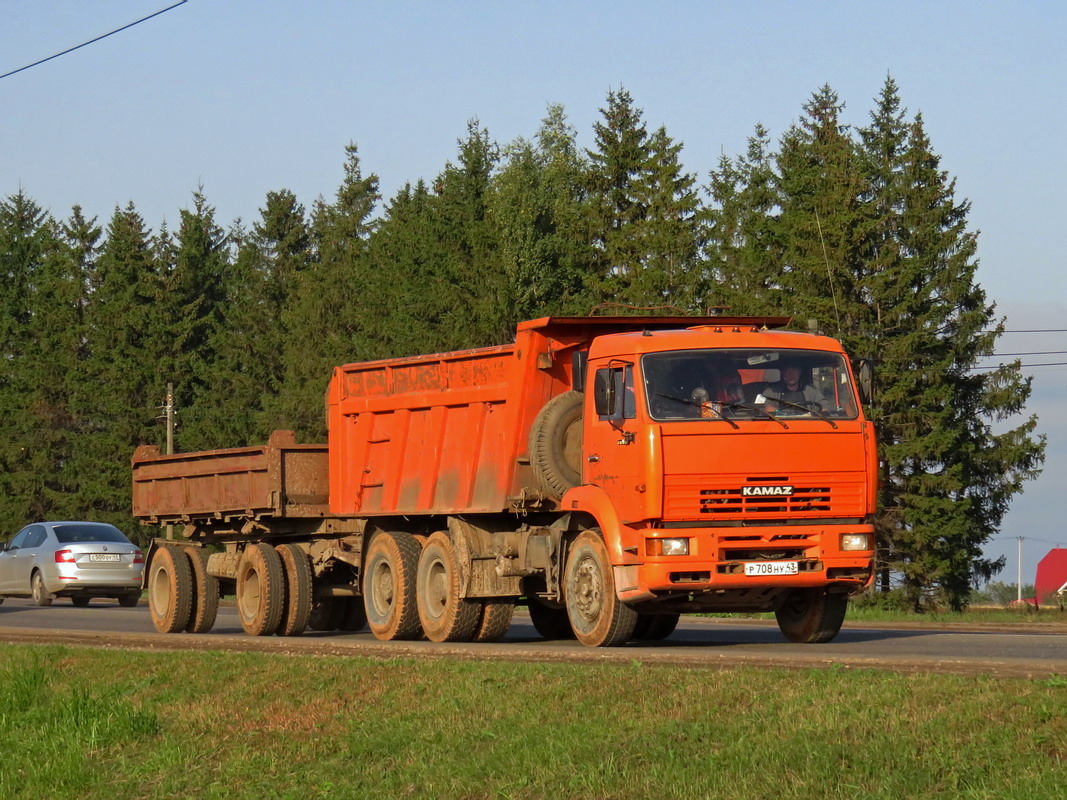 Кировская область, № Р 708 НУ 43 — КамАЗ-6520 [652000]