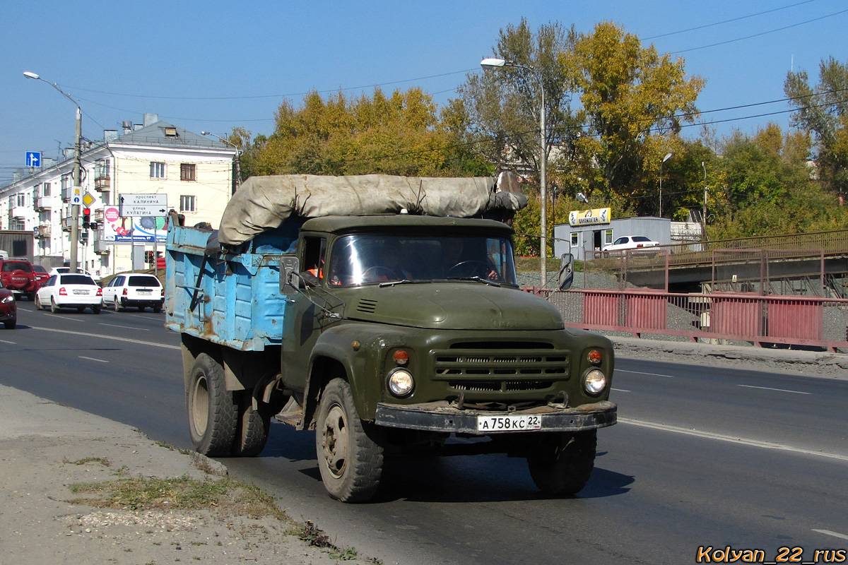 Алтайский край, № А 758 КС 22 — ЗИЛ-495810