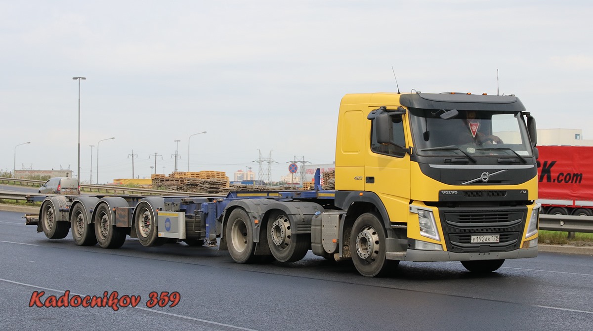 Санкт-Петербург, № У 192 АК 178 — Volvo ('2013) FM.420 [X9P]