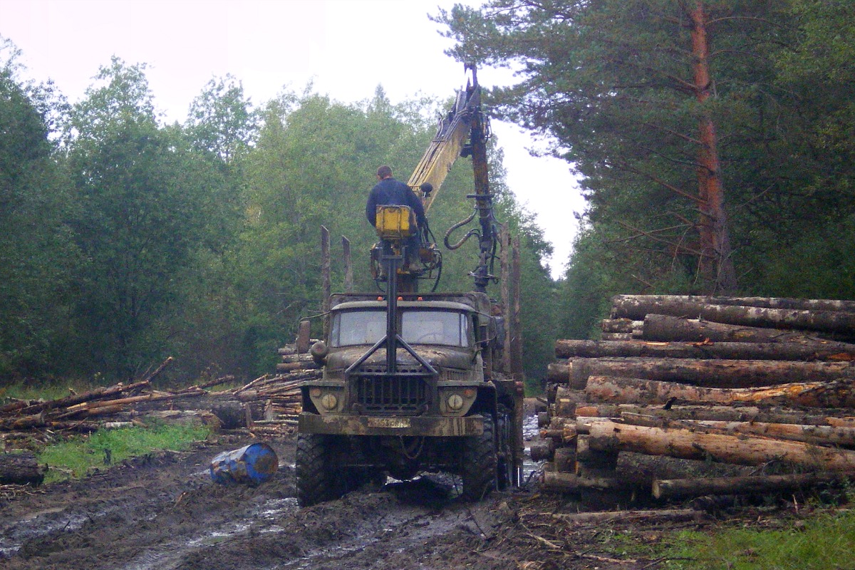 Ленинградская область, № К 153 СВ 47 — Урал-4320 (общая модель)