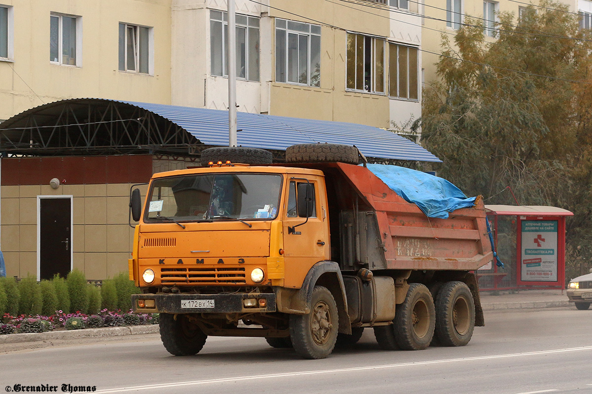 Саха (Якутия), № К 172 ВХ 14 — КамАЗ-55111 [551110]