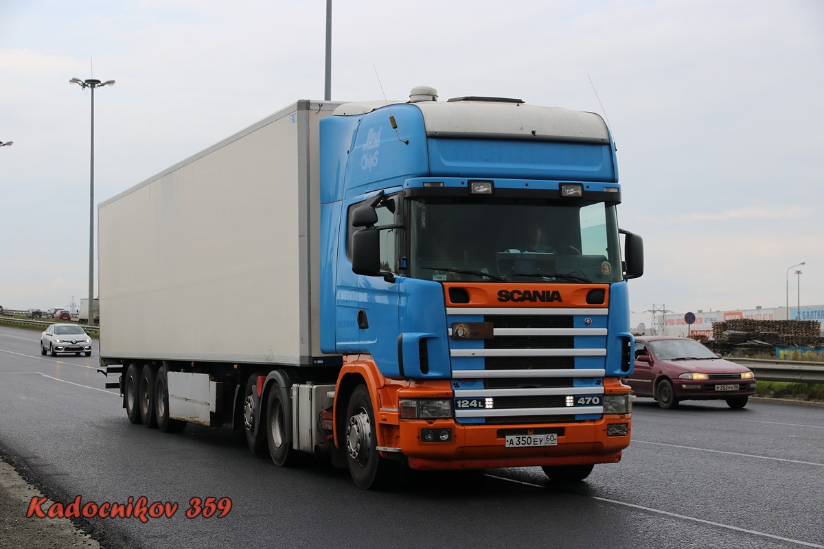 Псковская область, № А 350 ЕУ 60 — Scania ('1996) R124L