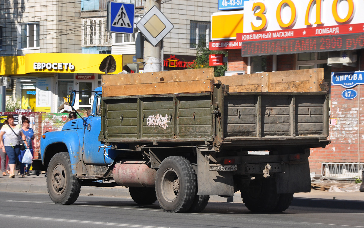 Омская область, № С 385 УХ 55 — ЗИЛ-495710