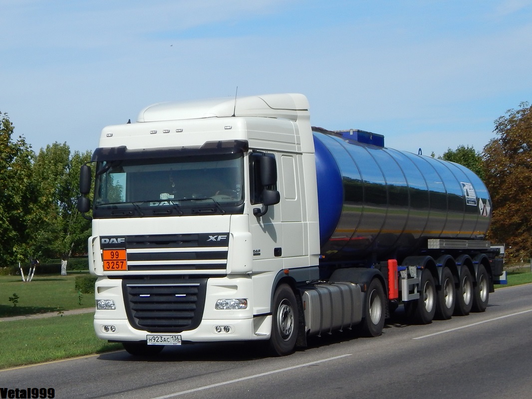 Воронежская область, № Н 923 АС 136 — DAF XF105 FT