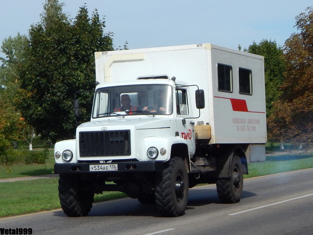 Воронежская область, № У 534 АЕ 136 — ГАЗ-33081 «Садко»